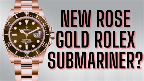 new rolex submariner rose gold|Rolex Submariner official website.